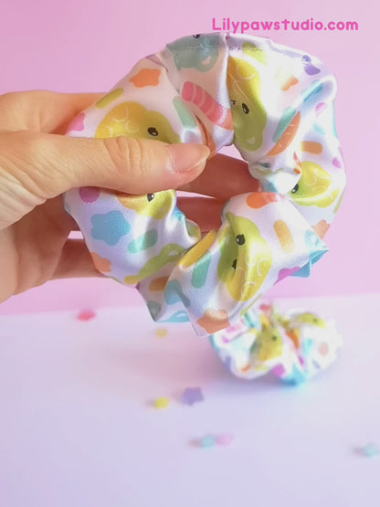 Candy Bears - Satin Scrunchie