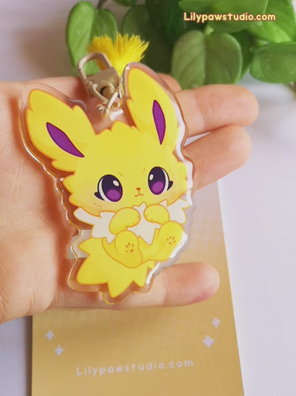 Eeveelution Acrylic Charm - Electric